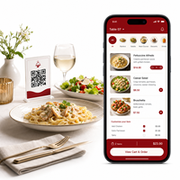 Desarrollo de Aplicaciones de Pedidos con Código QR para Restaurantes, para iOS y Android, con Menú QR, Pedidos en Mesa, Pantalla de Cocina, LionCreate