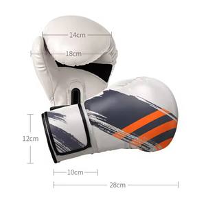 आरामदायक पेशेवर नई डिजाइन टिकाऊ चमड़े का कस्टमाइज़ प्रशिक्षण और लड़ाई के लिए विशेष मय थाई मुक्केबाजी दस्ताने - Product Image 6