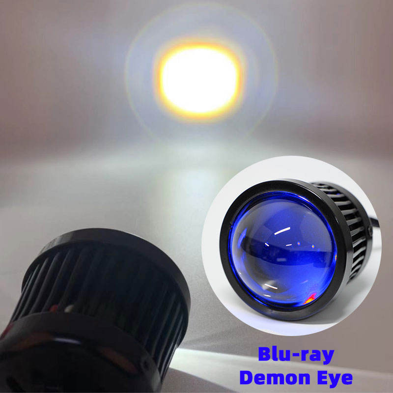K3 LED laser headlight blue devil eyes