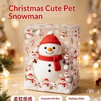 Grand jouet souple Bonhomme de neige de Noël en TPR à remontée lente, anti-stress, décompression, jouet sensoriel, cadeau de fêtes, vente en gros Zhejiang 14