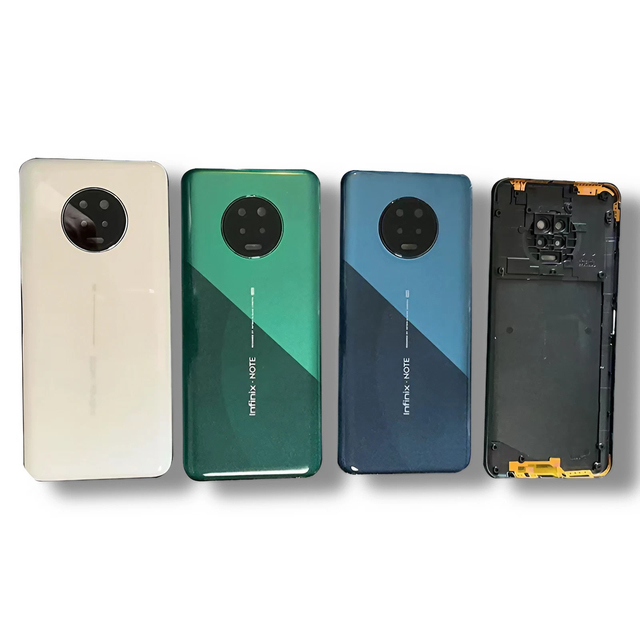 For INFINIX NOTE 7 Lite X690 Wholesale Mobile Phone Back Cover Rear Glass Housing Battery Door Panel Shell Replacement Parts