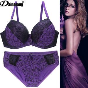 Conjunto <span class=keywords><strong>de</strong></span> Lencería Sexy <span class=keywords><strong>de</strong></span> Estilo Gótico Europeo y Americano <span class=keywords><strong>para</strong></span> Mujer, Talla Grande, Estampado, Media Copa, Transpirable y Moderno - Product Image 3