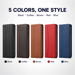 Funda Tipo Cartera para <span class=keywords><strong>iPhone</strong></span> 17 Pro Max, <span class=keywords><strong>iPhone</strong></span> 16, 15, Samsung S26, S25, 5 Colores, Estilo Ejecutivo - Product Image 5