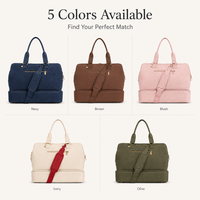 Sac de sport et de voyage personnalisé pour femme avec compartiment pour chaussures et poche humide, et passant pour trolley, idéal pour le fitness et les week-ends