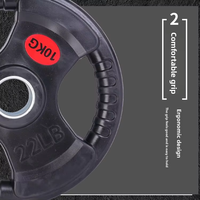 Plaque de poids de musculation en fonte de 20 kg (45 lb) personnalisée en usine pour usage commercial en salle de sport