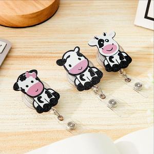In acrilico Cow hurse Badge retrattile retrattile retrattile porta distintivo con Clip girevole per ufficio scolastico medico <span class=keywords><strong>Nur</strong></span> - Product Image 5