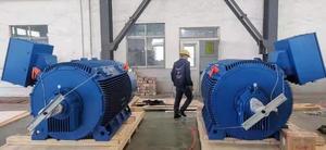 มอเตอร์ไฟฟ้ากระแสสลับแบบอะซิงโครนัสสามเฟส Ykk630-4 1500 รอบต่อนาที 2240 กิโลวัตต์ 6000 โวลต์ 6kv แรงดันสูง สำหรับเครื่องเป่าลม เครื่องอัดอากาศ เครื่องปั๊มน้ำ อุตสาหกรรม YKS,Y - Product Image 3
