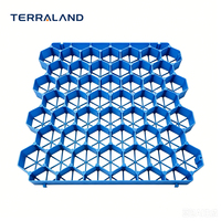 Rejilla de Pavimentación de Césped de HDPE Colorida, 100% Virgen, Resistente, Interconectable y Permeable para Entradas de Vehículos, Estacionamientos, Pasillos de Incendios y Jardines