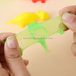 Jouet lance-poulet créatif anti-stress amusant à presser, dinosaure collant mural en caoutchouc pour garçons - Product Image 4