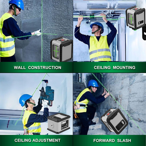 Niveau <span class=keywords><strong>laser</strong></span> industriel pivotant à 360 degrés avec 2 lignes et <span class=keywords><strong>trépied</strong></span> <span class=keywords><strong>pour</strong></span> la construction et les projets de bricolage – Entrepôt local Europe - Product Image 3