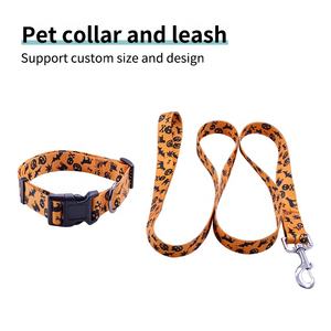 هالوين المطبوعة البوليستر شريط طوق الكلب مجموعة قابلة للتخصيص-مورد كلب هالوين المستدام - Product Image 6