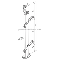 Raccords de pont pour l'extérieur-Poteau réglable en acier inoxydable de qualité marine 316 compatible avec la balustrade en verre sans cadre