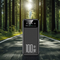 PW084 Nouveau produit de qualité supérieure, charge rapide, 30000mah 20000mah 10000mAh 100w, batterie externe pour téléphone portable avec certification