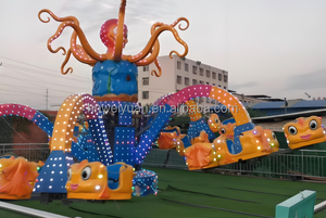 Manège Attractions de Fête <span class=keywords><strong>Foraine</strong></span> : Grand Octopus Volant pour Parc d'Attractions Extérieur, Manège Rotatif à Thème, Vente - Product Image 4