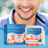 Offre Spéciale ensemble de prothèses dentaires en Silicone matériel à carreaux accessoires de blanchiment des dents pour beauté naturelle sourire Modification Gap