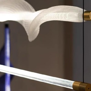 Minimalist Art Creative <b>Lighting</b> for Showroom Restaurant <b>Chandelier</b> Reception Desk for Shop Clothing Store 3000K CCT AC Power - Product Image 3