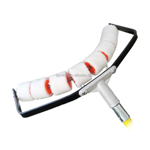 Brosse <span class=keywords><strong>de</strong></span> nettoyage Sanfine à 9 roues <span class=keywords><strong>pour</strong></span> tuyaux courbés, outil portable professionnel <span class=keywords><strong>pour</strong></span> la <span class=keywords><strong>peinture</strong></span> des murs et des tuyaux - Product Image 1