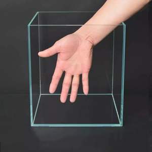 Acuario de Vidrio Ultra Transparente Apilable Personalizable, Ecológico, Cuadrado, para Peces Betta y <span class=keywords><strong>Guppy</strong></span>, Venta al por Mayor en Guangdong - Product Image 4