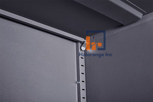 ตู้เก็บของเหล็กแบบ2ล็อคประตูบ้านสำนักงานโรงเรียนชั้นวางแบบปรับได้ - Product Image 5