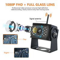 Caméra de recul WiFi sans fil pour IOS/Android AHD1080P Waterproof Heavy-Duty Vehicle & Truck