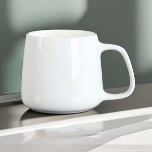แก้วเซรามิกสีพื้นเรียบง่ายสำหรับนม กาแฟ หรือเครื่องดื่มในออฟฟิศ - Product Image 4