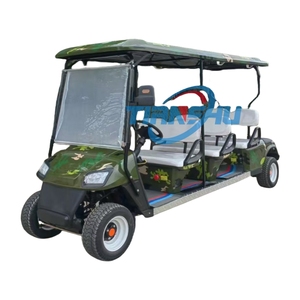 Goif Buggy 4 + 2 CHỖ NGỒI Câu lạc bộ mới giỏ hàng sản phẩm tốt điện nâng lên ATV/UTV Bộ Phận & phụ kiện CE Câu lạc bộ điện Golf Buggy - Product Image 1