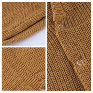 Вязаная балаклава-маска для лица, дизайнерская, тонкая, теплая, оптом, стильная, женская, на заказ, с 1 отверстием, OEM, акриловая, для спорта - Product Image 5