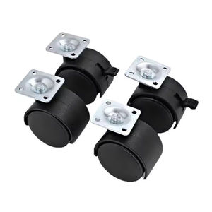 <b>Furniture</b> Plate with Brake Swivel Heavy Duty Caster Wheels for Living Room Bedroom Office Chair-Silent Modern Design - Product Image 6