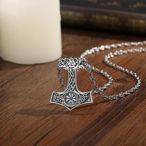 Bijoux religieux Merryshine, pendentif en cuivre marteau de <span class=keywords><strong>Thor</strong></span> viking, amulette nordique, collier celtique nordique Mjolnir pour hommes - Product Image 4