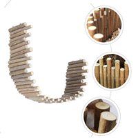 Jouet animal mignon pour hamsters, bâtons de pommier en bois naturels et écologiques, jouets à mâcher de style branches pour animaux de compagnie