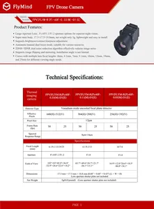 Caméra thermique 640x512 12m 50fps avec interface CVBS, mini module pour drone avec capteur d'oxyde de vanadium, détection thermique - Product Image 5