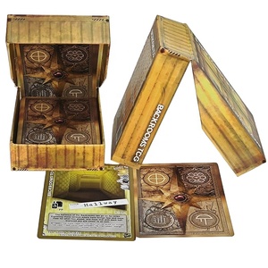 Boîte de rangement pour <span class=keywords><strong>jeu</strong></span> de cartes à collectionner TCG personnalisée 300 g/m², boîte de rangement de qualité supérieure avec logo, en plastique et en papier pour les cartes à jouer - Product Image 1