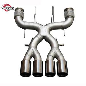 Sistema de Escape VORTEX SUS304 Valvetronic Catback para McLaren 720S (Estilo 765LT) 4.0T 2017-2024, Tubo en X, Derivación, Punta con Acabado Arenado, Instalación Directa - Product Image 1