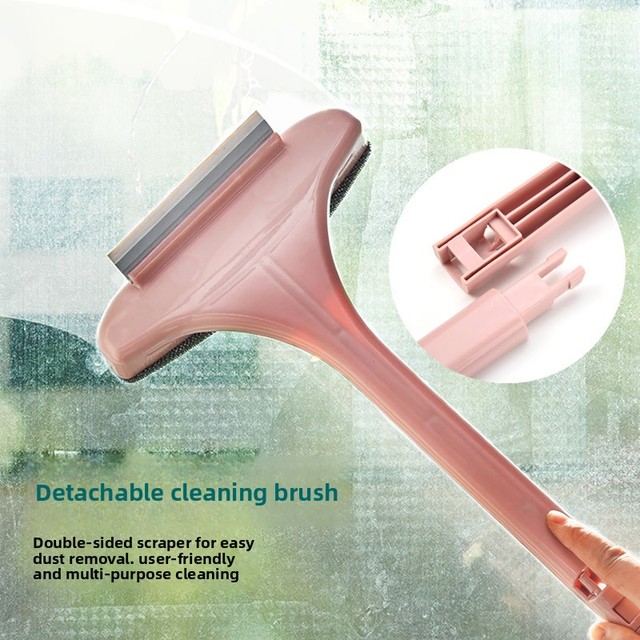 SZ18 Non-removable PP Washable Screen Cleaning Brush Squeegee Dust Remover Home Use Window Mesh Screens Glass Cleaner Manual