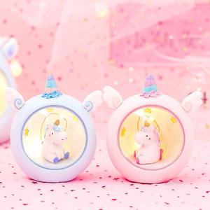 Đèn Nền Hình Kỳ Lân Hoạt Hình Động Vật Led Ban Đêm Sáng Tạo 3d Đế Đèn Trang Trí Để Bàn Cho Trẻ Em - Product Image 3