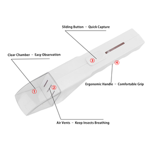 Nhân đạo Spider Remover vườn <span class=keywords><strong>Bug</strong></span> <span class=keywords><strong>Catcher</strong></span> dài xử lý côn trùng bẫy công cụ cho trong nhà và ngoài trời - Product Image 2