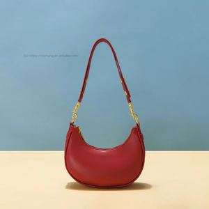 Promotional Small Size French Designer <b>Bag</b> <b>Soft</b> <b>Leather</b> Sling Shoulder <b>Bag</b> for Girls Dumpling Moon Women's <b>Bag</b> Tanjing - Product Image 6