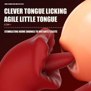 Stimolatore Clitorideo Intelligente 3-in-1 per Donne, 10 Frequenze, Vibratore Dildo con Funzione di Succhiamento e Vibrazione per Punto G - Product Image 5