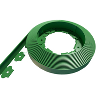 Système de bordure de pelouse en plastique flexible Bordure de paysage bon marché pour jardins et pelouses Bordure de bordure facile à installer