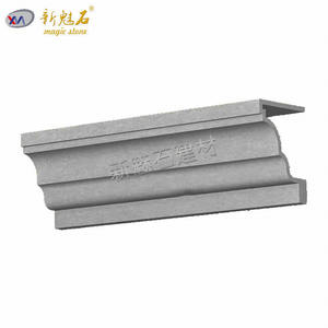 Nuevo Adorno de Techo de Piedra Mágica GRC, Línea Decorativa para Exteriores de Villas, Estilo Columna Romana XMS - Product Image 1