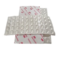 Patins antidérapants autocollants en caoutchouc et silicone pour meubles, absorption des vibrations, isolation acoustique