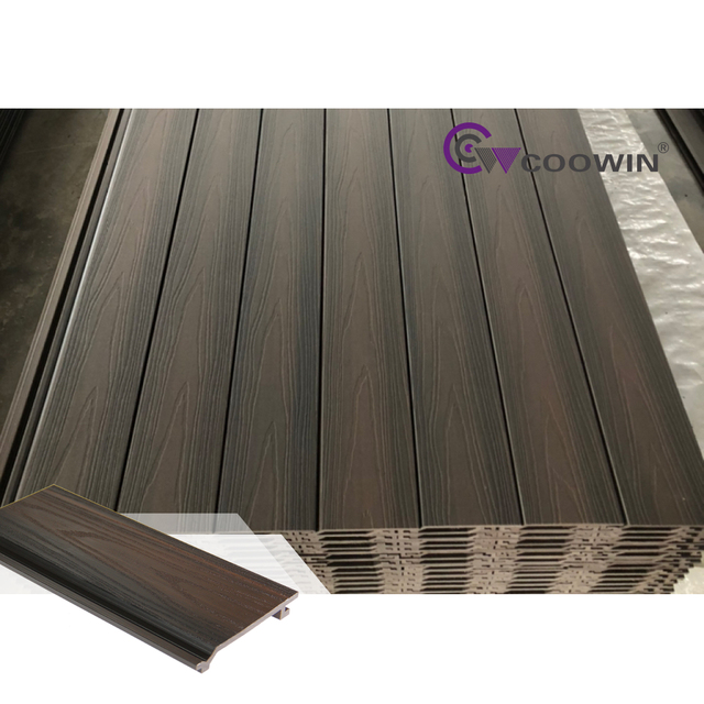 Slat Panel WPC Waterproof Decorative Acoustical Outdoor Wall Panels & Boards
