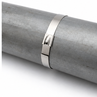 Attache-câble en acier inoxydable RUNBO 4,6x850mm, haute résistance à la traction, anti-corrosion, pour câbles de tours de télécommunications et regroupement de tuyaux extra larges
