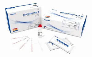 HIGHTOP Kit Tes Cepat Cukai P.F/P.V CE HF P.Falciparum/P.Vivax untuk Penggunaan Rumah Sakit