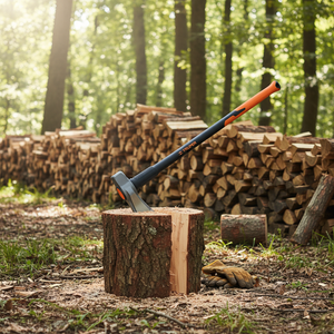 TJR-8FX-2BOX Set di 2 Asce per Tagliare la Legna, 8 Libbre Ciascuna, Manici in Fibra di Vetro, Lunghezza 36' - Product Image 3