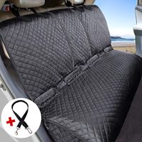 Housse de siège de voiture pour chien HUILONG, motif uni Oxford, imperméable, protection quatre saisons, ajustement universel, logo personnalisé, voyage