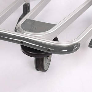 Chariot à Bagages d'Aéroport en <span class=keywords><strong>Aluminium</strong></span> à 3 Roues avec Frein à Main - Product Image 5