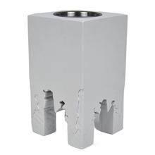 Cheminée à alcool de bureau en ciment Style chinois Square-cubine Alcool Real Fire Lamp - Product Image 5