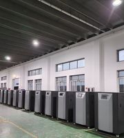 Chaudière à gaz industrielle YCH 4/5000 à faible teneur en azote, entièrement prémélangée, à condensation, 500 kW-4200 kW, sortie d'air chaud horizontale automatique