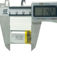 Batterie polymère au lithium 3,7 V 102030 500 mAh de l'usine, cellule Lipo en pochette, produit de la catégorie Batteries au lithium-ion en pochette